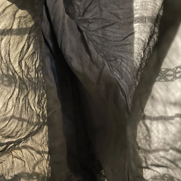 Pier 1 Black Maxi Dress with Button Detail - Picture 10 of 16